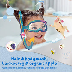 Childs Farm Blackberry & Organic Apple Hair & Body Wash for Sensitive Skin