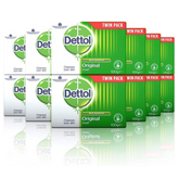 Dettol Original Antibacterial Soap – 100 g Bars (Pack of 6)