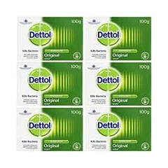 Dettol Original Antibacterial Soap – Twin Pack (2 × 100 g Bars), Set of 6
