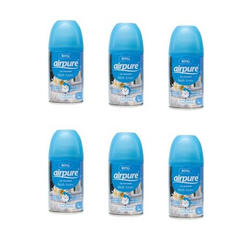 Airpure Fresh Linen Automatic Spray Refills – 6 × 250 ml