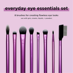 Real Techniques Everyday Eye Essentials Makeup Brush Set