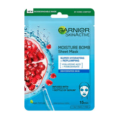 Garnier Moisture Bomb Pomegranate Hydrating Sheet Mask