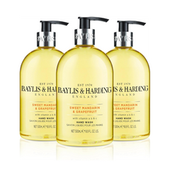 Baylis & Harding Sweet Mandarin and Grapefruit Hand Wash, 500 ml (Pack of 3)