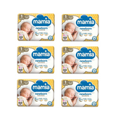 Mamia Size 1 Newborn Nappies – Bulk 144 Pack (6 × 24 Nappies)