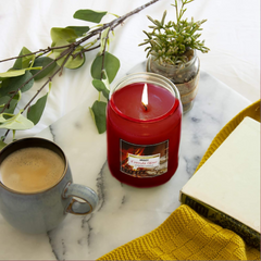 Airpure - Large Scented Candle, Fireside Glow Fragrance