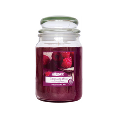Airpure - Large Scented Candle, Raspberry Bliss Fragrance