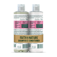 Faith In Nature Wild Rose Shampoo & Conditioner Bundle (400ml x2)