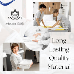 High-Quality White Single Bed Sheet - Ultra Soft & Absorbent Cotton for Home, Hospital, Hotel, Spa & Therapy Use - Machine Washable Flat Sheet