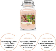 Yankee Candle Tranquil Garden Large Jar – Eucalyptus & Floral Blend