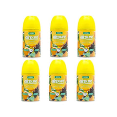 Airpure Automatic Spray Refills Citrus Zing 250ml Pack of 6