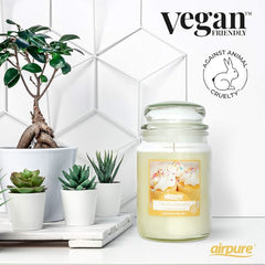Airpure - Large Scented Candle, Vanilla Cupcake Fragrance