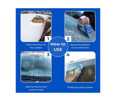 ANGIX Blue Star De-Icer Trigger Spray – 500ml