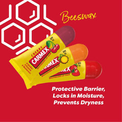 Carmex Minis Lip Balm Trio - Cherry, Strawberry, Pineapple