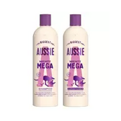 Aussie Mega Shampoo 675ml & Conditioner 470ml | Extra Volume & Long-Lasting Freshness for All Hair Types