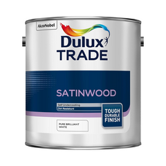 Dulux Trade Satinwood Paint 2.5L - Pure Brilliant White