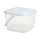 Large 6 Litre Airtight Food Storage Jars with Lids - Transparent Kitchen Canisters for Flour, Sugar, Cereal | BPA-Free