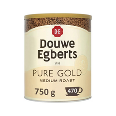 Douwe Egberts Pure Gold Instant Coffee (750g) – Rich, Smooth & 100% Arabica Perfection!