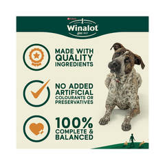 WINALOT Sunday Dinner Wet Dog Food | Gourmet Meat in Gravy | 40x100g Pouches