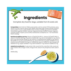 Pooch & Mutt Health & Digestion Dry Dog Food | Salmon & Sweet Potato Recipe | 2kg