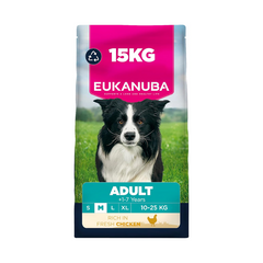 Eukanuba Adult Medium Breed Dog Food – Fresh Chicken Complete Nutrition (15kg)