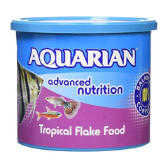 AQUARIAN Complete Nutrition Tropical Fish Food – Premium Daily Flake Feed (200g)