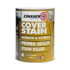 Zinsser Cover Stain Primer-Sealer & Stain Killer - 1 Litre