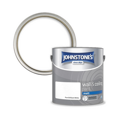 Johnstone’s Wall & Ceiling Matt Emulsion Paint 2.5L