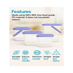 Large 6 Litre Airtight Food Storage Jars with Lids - Transparent Kitchen Canisters for Flour, Sugar, Cereal | BPA-Free