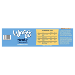Wagg Meaty Goodness Complete Adult Dry Dog Food | Chicken Dinner Recipe | 12kg Bag