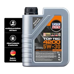 Liqui Moly Top Tec 4200 5W-30 New Generation - 1 Litre | Fully Synthetic Low-Friction Engine Oil | For Petrol & Diesel with DPF | ACEA C3, API SP
