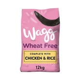 Wagg Wheat-Free Adult Dry Dog Food | Chicken & Rice Recipe | 12kg Bag