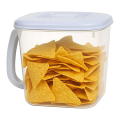 Large 6 Litre Airtight Food Storage Jars with Lids - Transparent Kitchen Canisters for Flour, Sugar, Cereal | BPA-Free