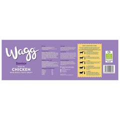 Wagg Senior Complete Dry Dog Food | Chicken & Rice Recipe | 15kg Bag