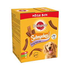 Pedigree Schmackos Mega Pack Dog Treats | 110 Chewy Strips | 790g Value Pack