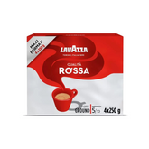 Lavazza Qualità Rossa Ground Coffee (4 x 250g) – Authentic Italian Roast for Rich, Full-Bodied Flavour!