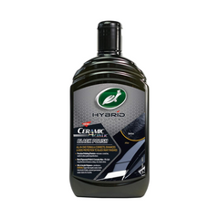 Turtle Wax Hybrid Solutions for Black Cars | 500ml | Acrylic Black Polish & Wax | Deep Shine & Protection