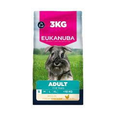 Eukanuba Adult Small Breed Dog Food – Fresh Chicken Complete Nutrition (3kg)