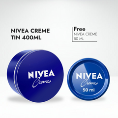 Nivea Creme Tin 400ml + Free Nivea Creme 50ml