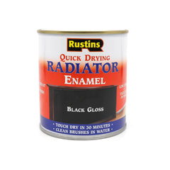 RUSTINS Drying Radiator Black Gloss 500ml