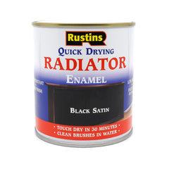 RUSTINS Drying Radiator Black Satin 250ml