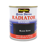 RUSTINS Drying Radiator Black Satin 500ml