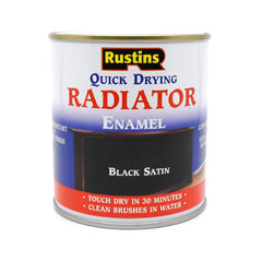 RUSTINS Drying Radiator Black Satin 500ml