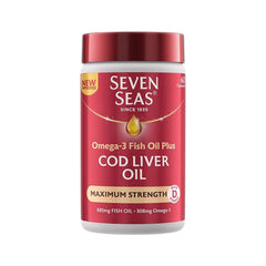 Seven Seas Cod Liver Oil Maximum Strength 60s
