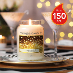 Yankee Scented Candle All is Bright Large Jar
