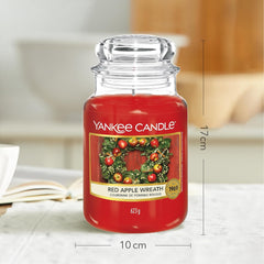 Yankee Scented Candle Red Apple Wreath Large Jar