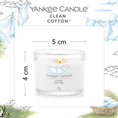 Yankee Scented Candle Clean Cotton Gift Set Pack of 3