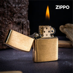 Zippo Windproof Lighter | Brushed Brass