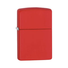 Zippo Metal Windproof Lighter | Red Matte