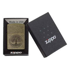 Zippo Windproof Metal Lighter | Tree of Life