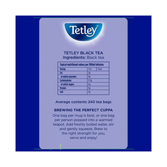 Tetley Original Tea Bags (3 x 240 Pack) - 720 Premium Tea Bags for the Perfect British Cuppa!
